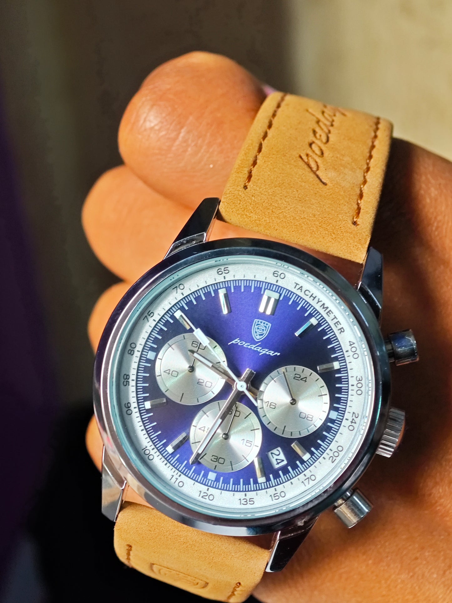 POEDAGAR ARISTOCRAT CHRONOGRAPH WATCH.