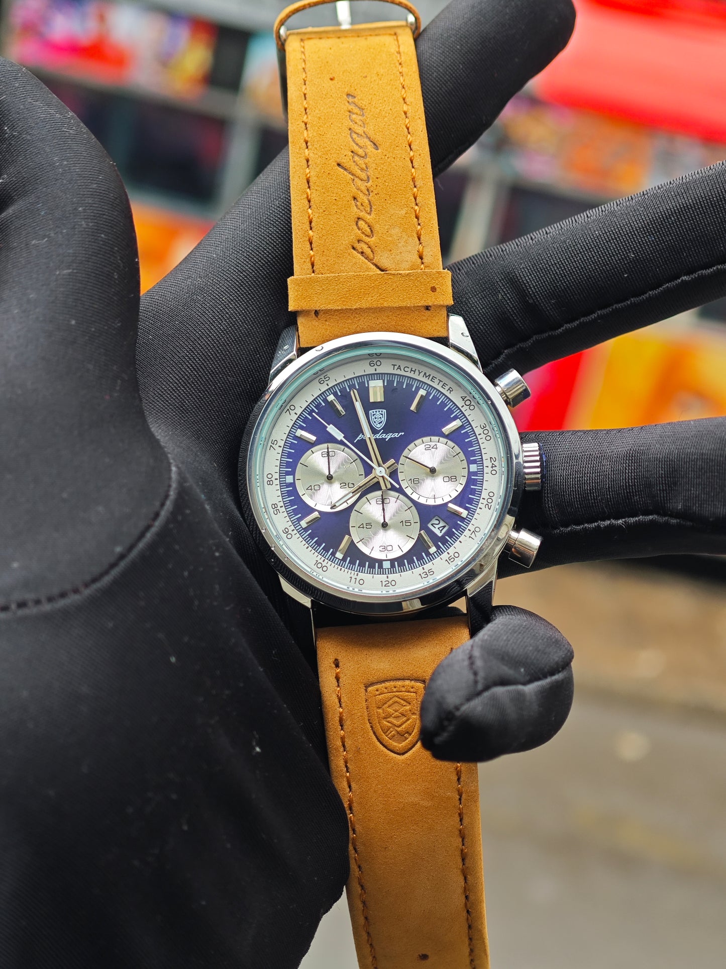 POEDAGAR ARISTOCRAT CHRONOGRAPH WATCH.