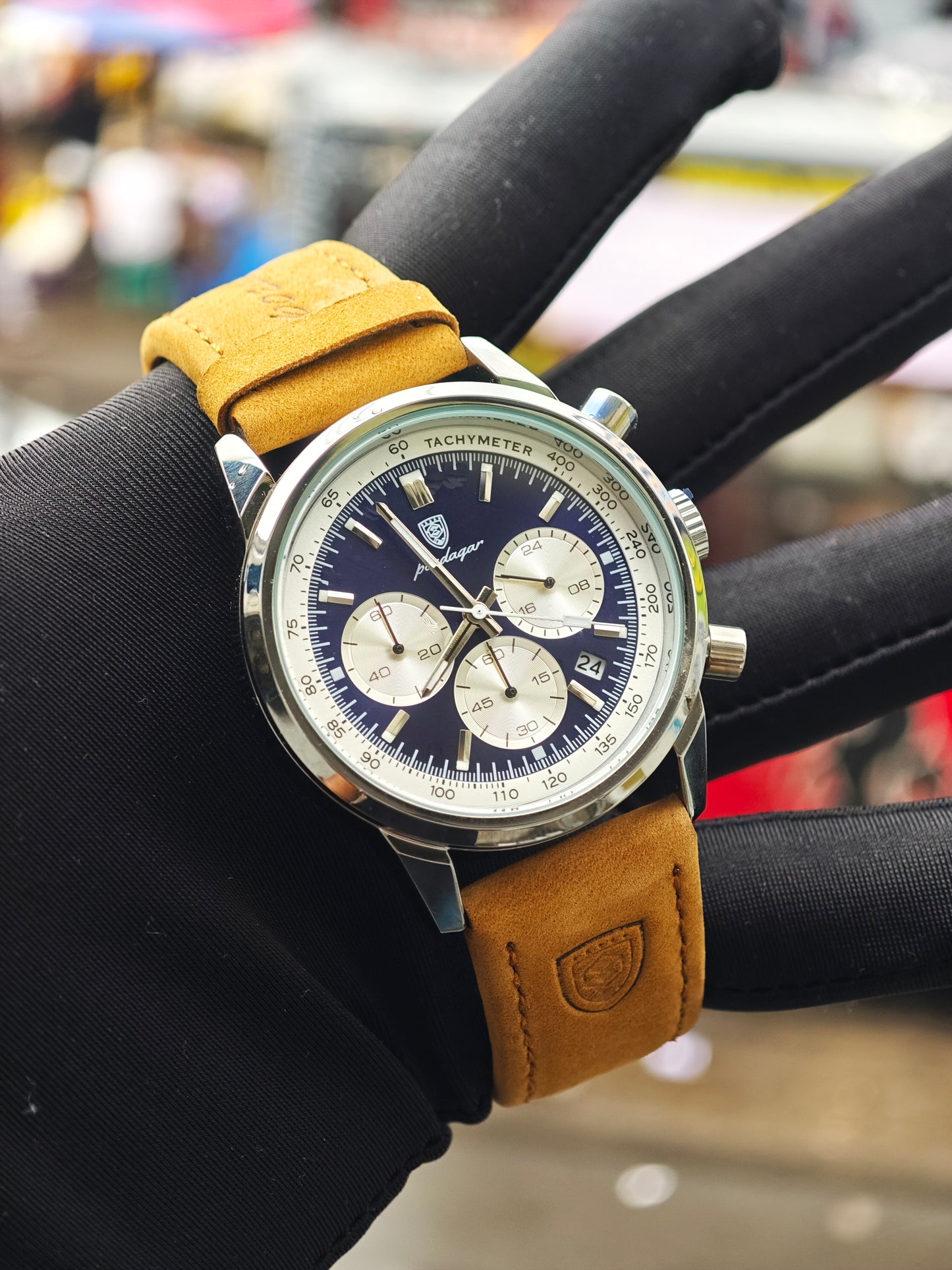 POEDAGAR ARISTOCRAT CHRONOGRAPH WATCH.