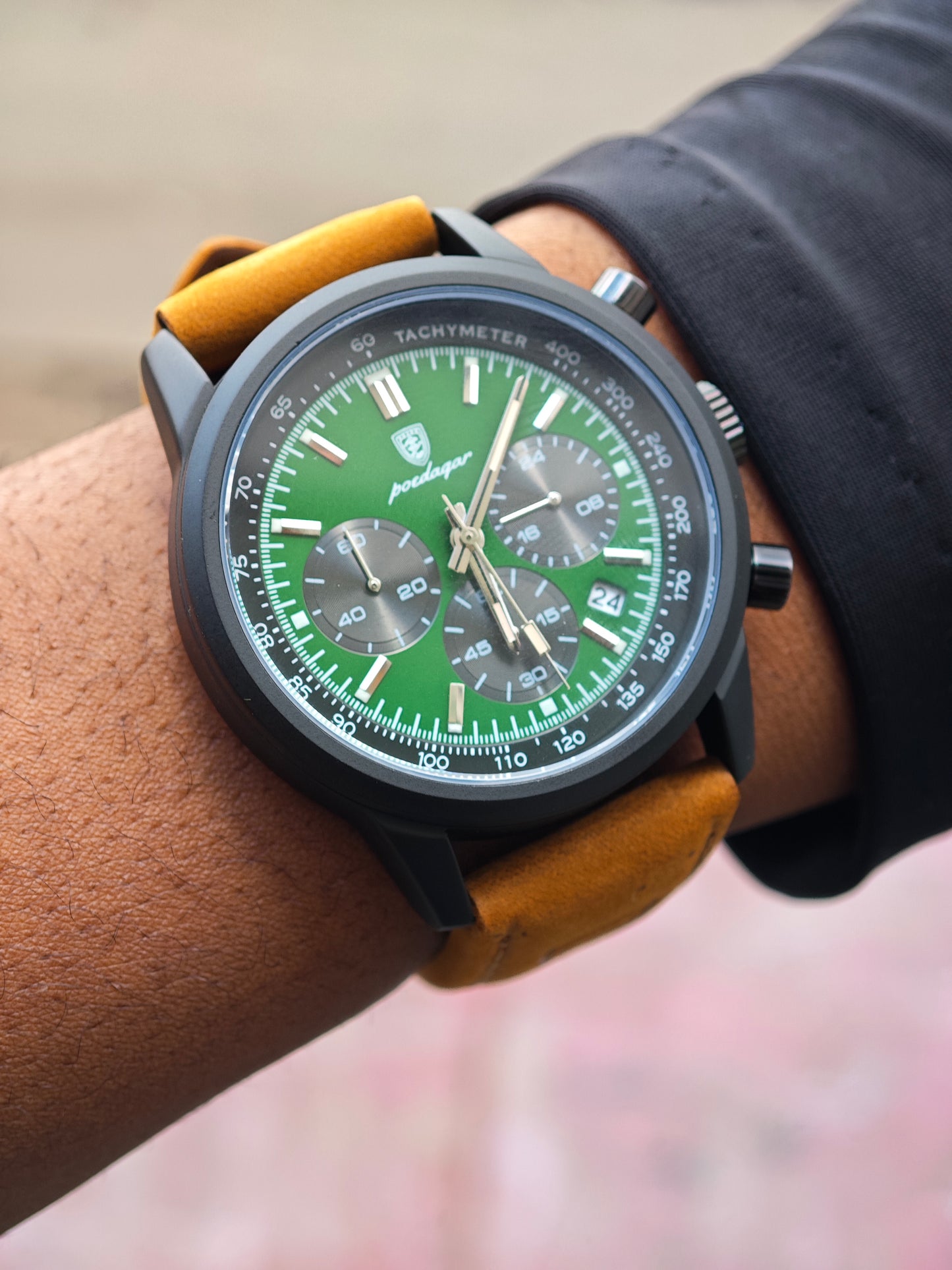 POEDAGAR ARISTOCRAT CHRONOGRAPH WATCH.