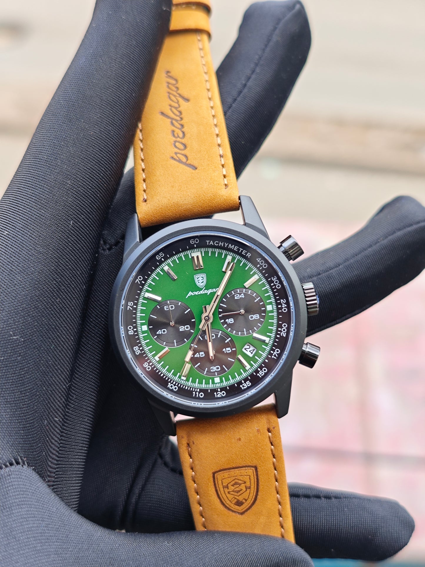 POEDAGAR ARISTOCRAT CHRONOGRAPH WATCH.