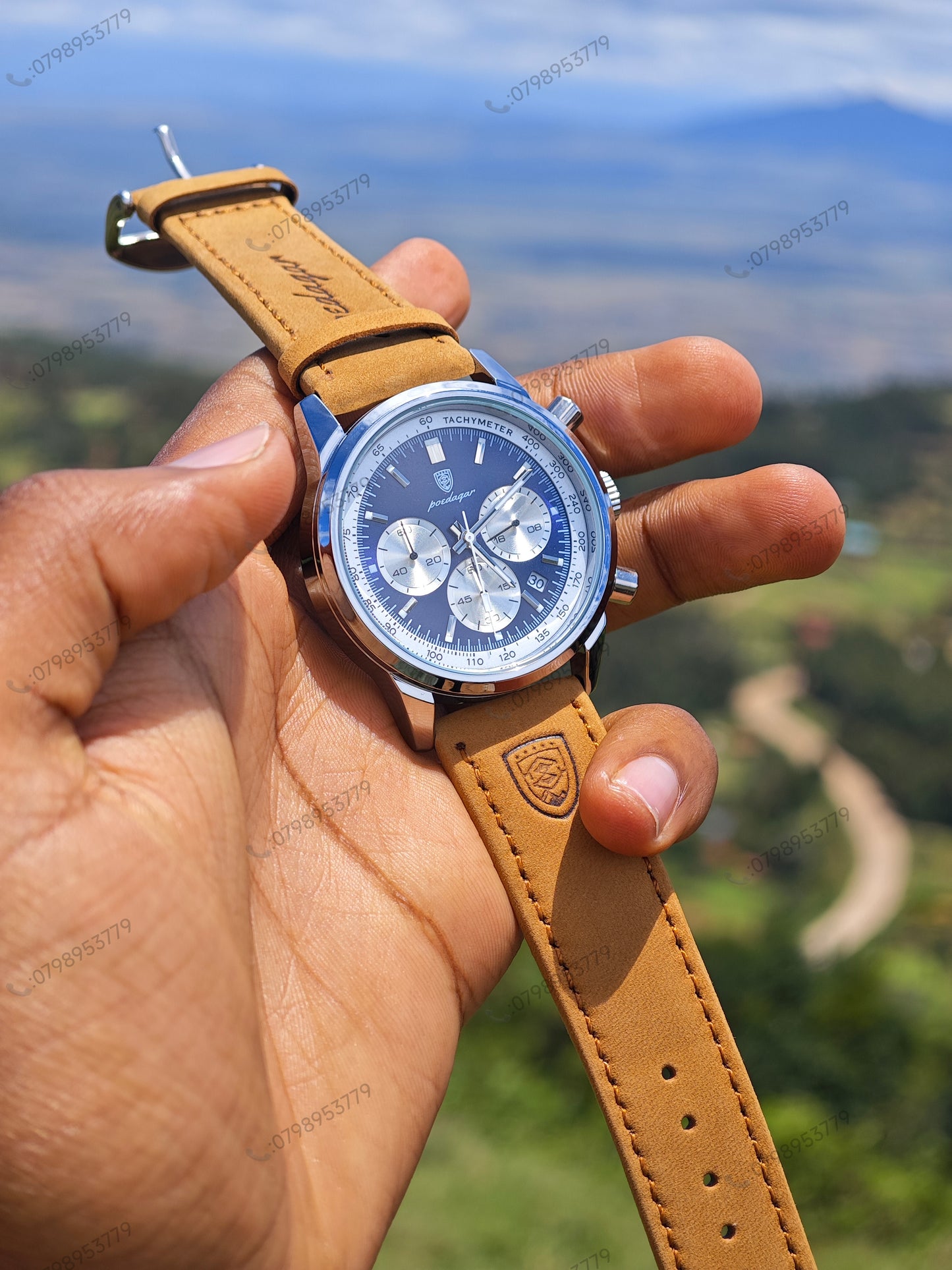 POEDAGAR ARISTOCRAT CHRONOGRAPH WATCH.