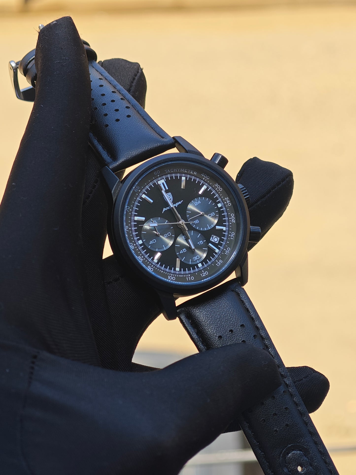 POEDAGAR ARISTOCRAT CHRONOGRAPH WATCH.