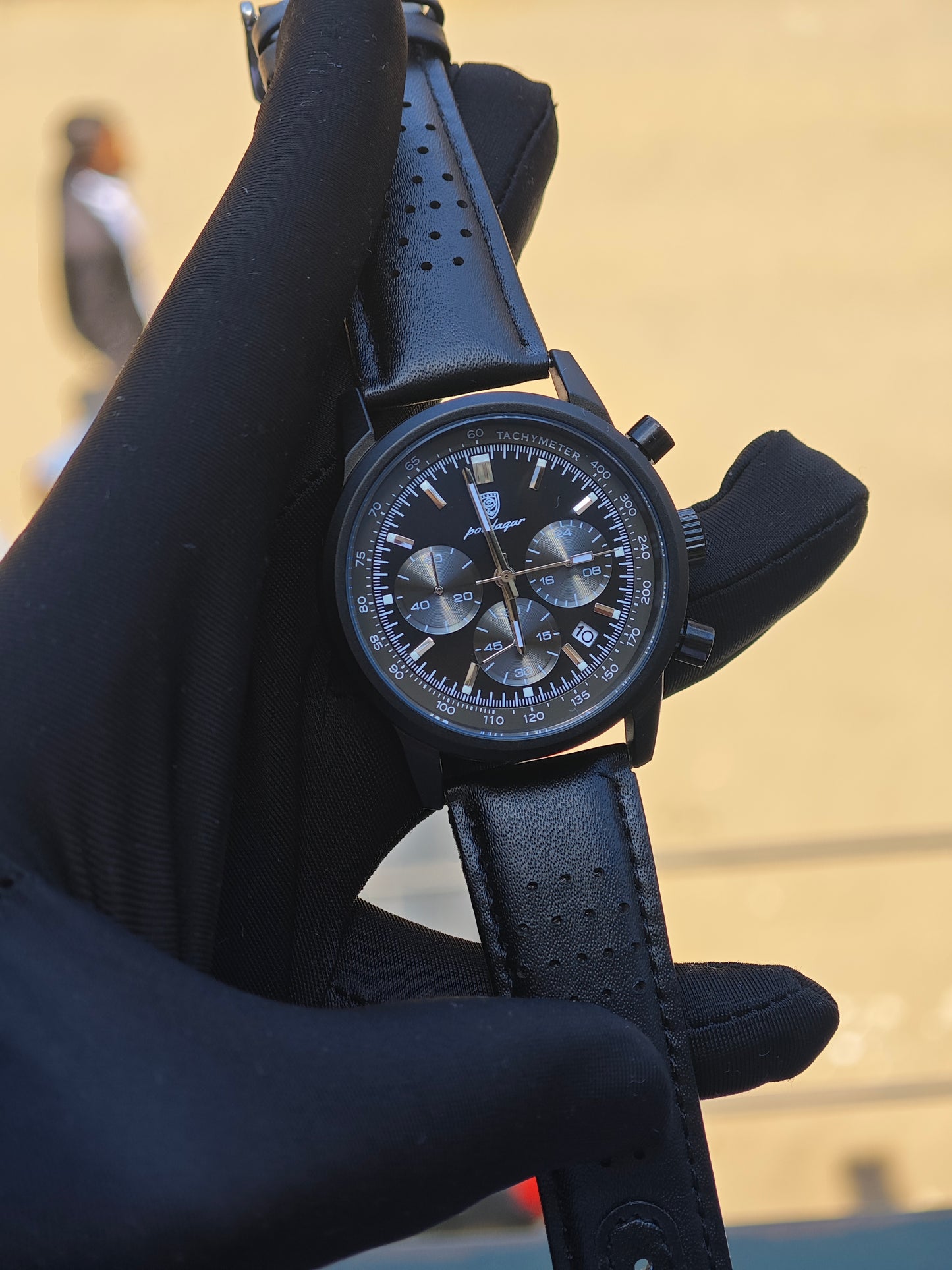 POEDAGAR ARISTOCRAT CHRONOGRAPH WATCH.