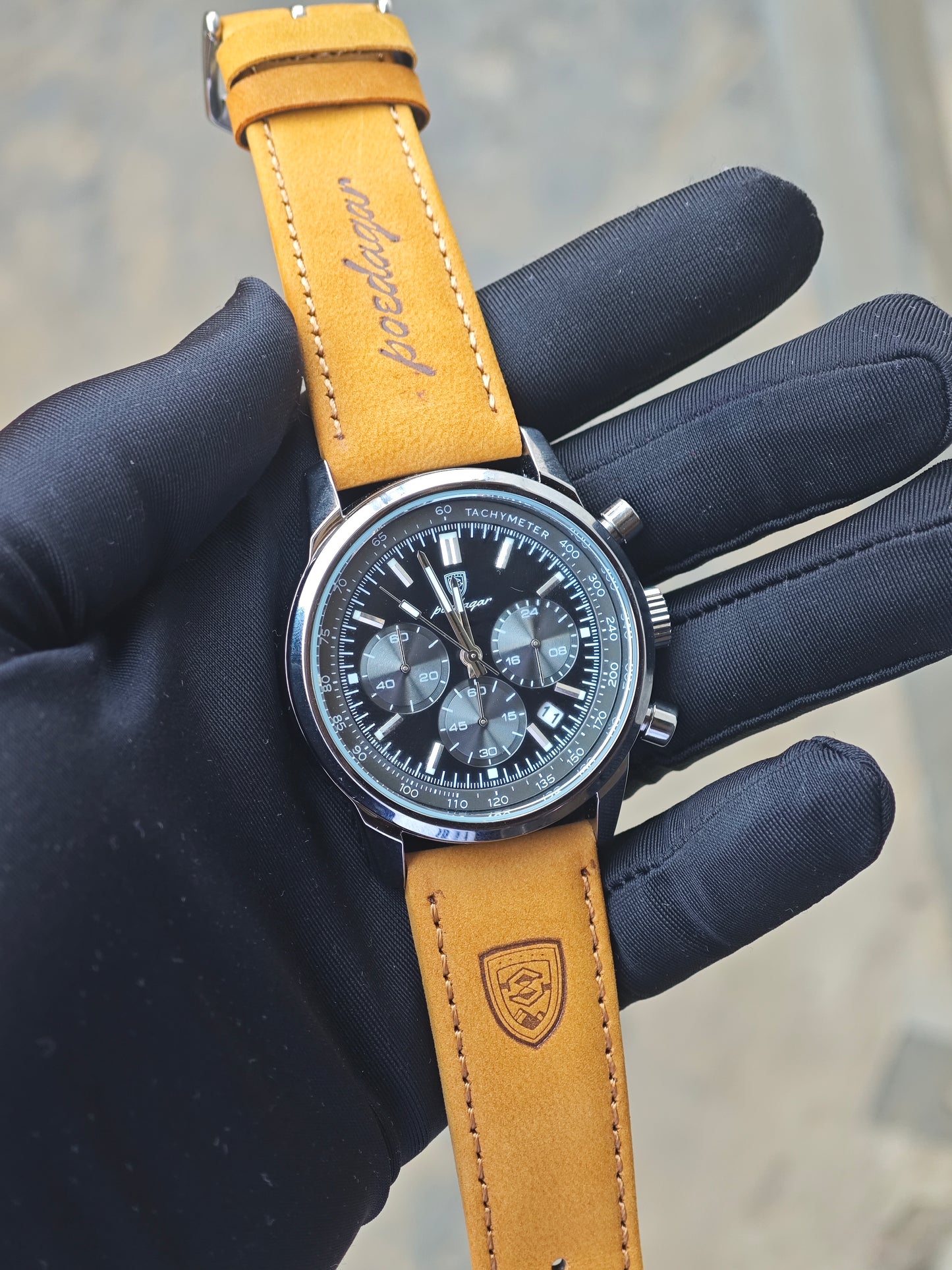 POEDAGAR ARISTOCRAT CHRONOGRAPH WATCH.