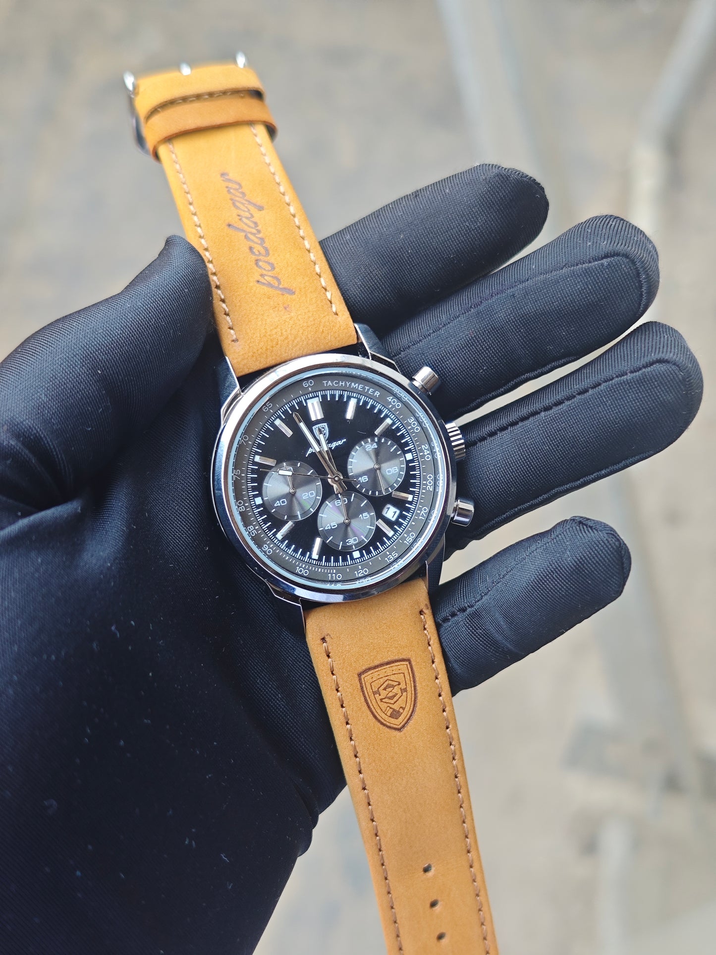 POEDAGAR ARISTOCRAT CHRONOGRAPH WATCH.
