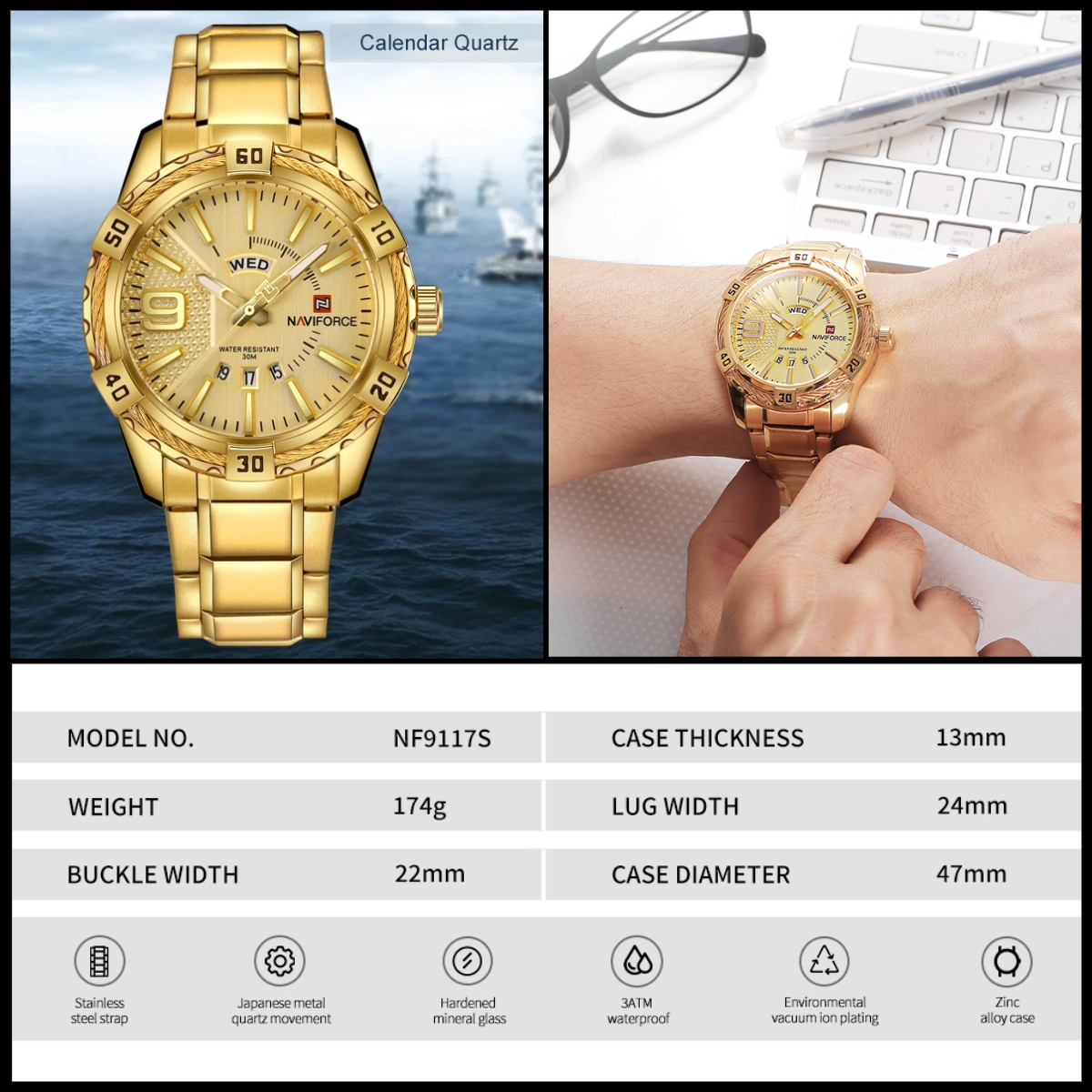 NAVIFORCE 9117 WATCH