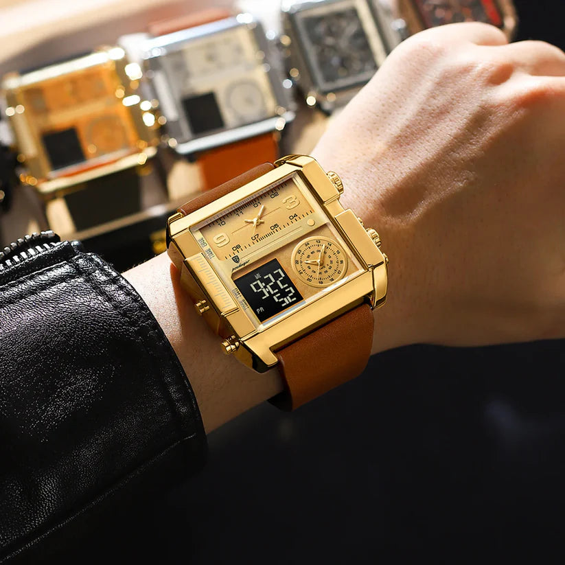 POEDAGAR 997 DUAL TIME WATCH