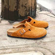 BUCKLE SUEDE CLASSIC CLOG MULES