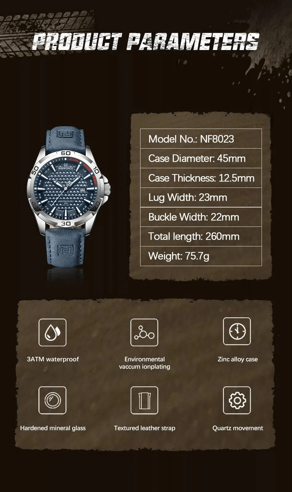 NAVIFORCE NF 8023