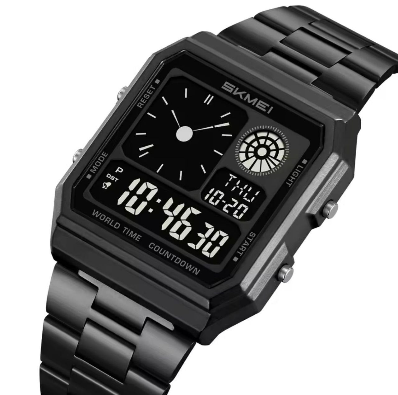 SKMEI VINTAGE DUAL TIME WATCH