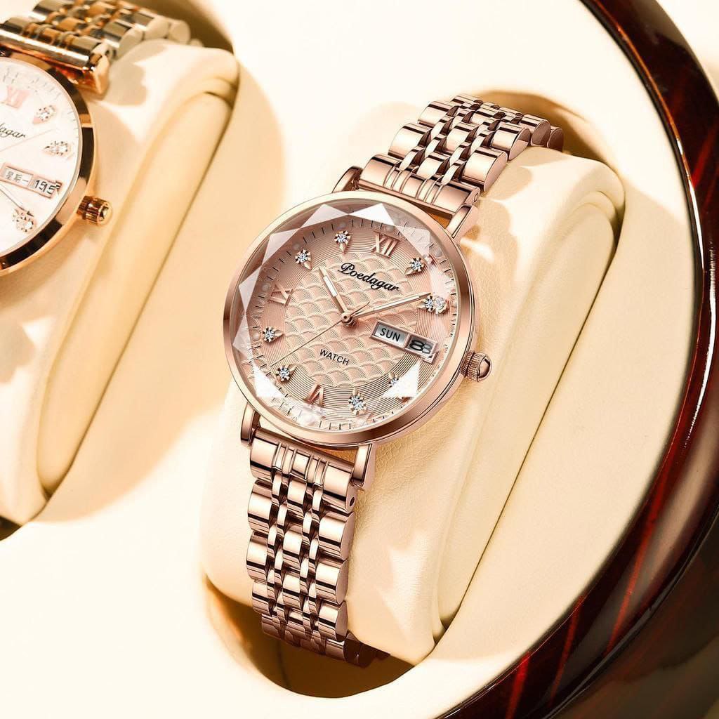 POEDAGAR 3011 CLASSIC CRYSTAL WATCH