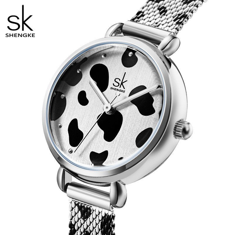 SK LEOPARD PRINT WATCH