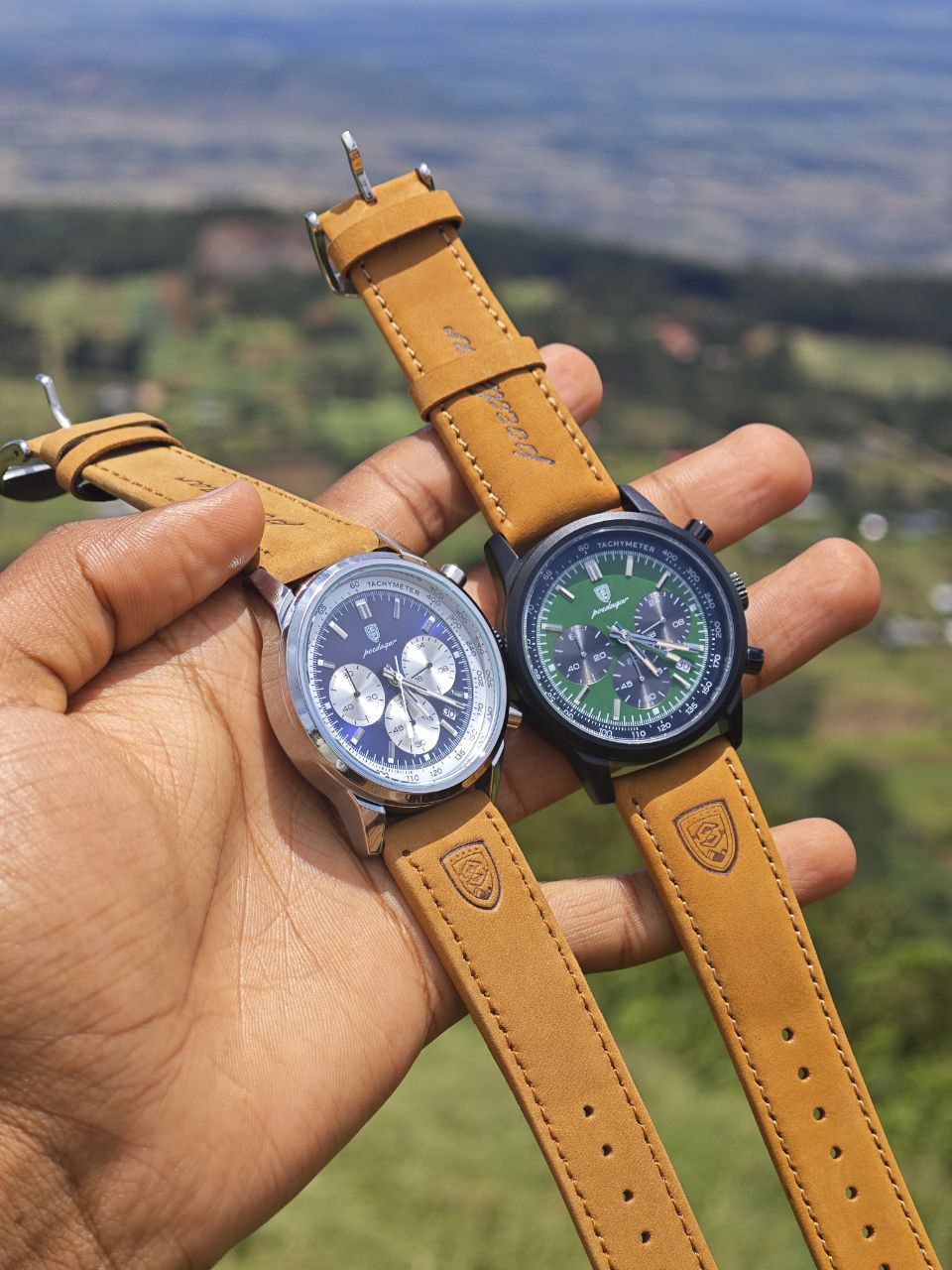 POEDAGAR ARISTOCRAT CHRONOGRAPH WATCH.
