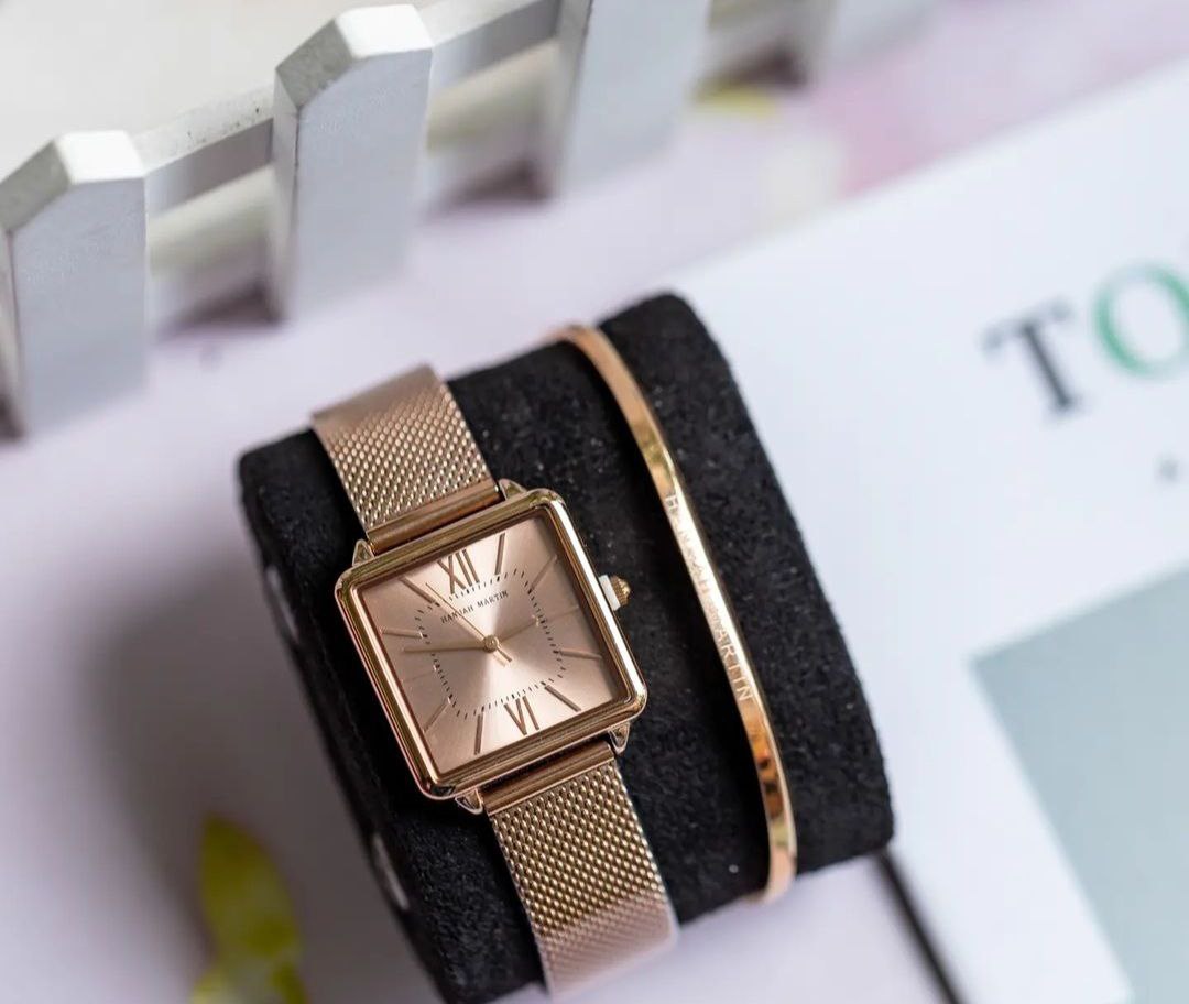 HM CUBE LADIES WATCH AND BRACELET