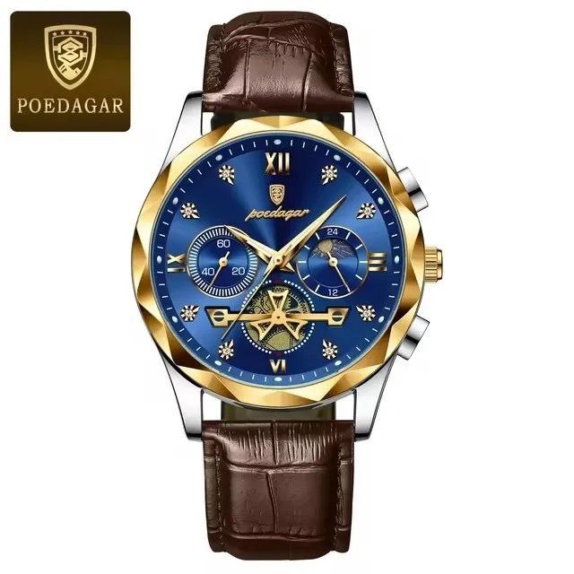POEDAGAR 996 LEATHER WATCH