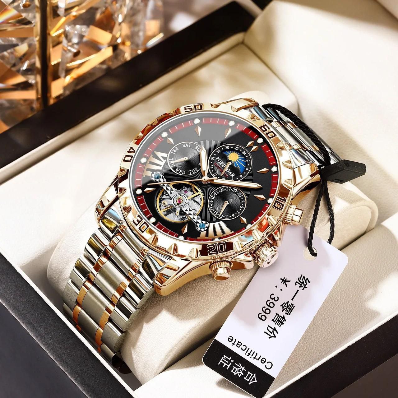 POEDAGAR 1410 AUTOMATIC WATCH.