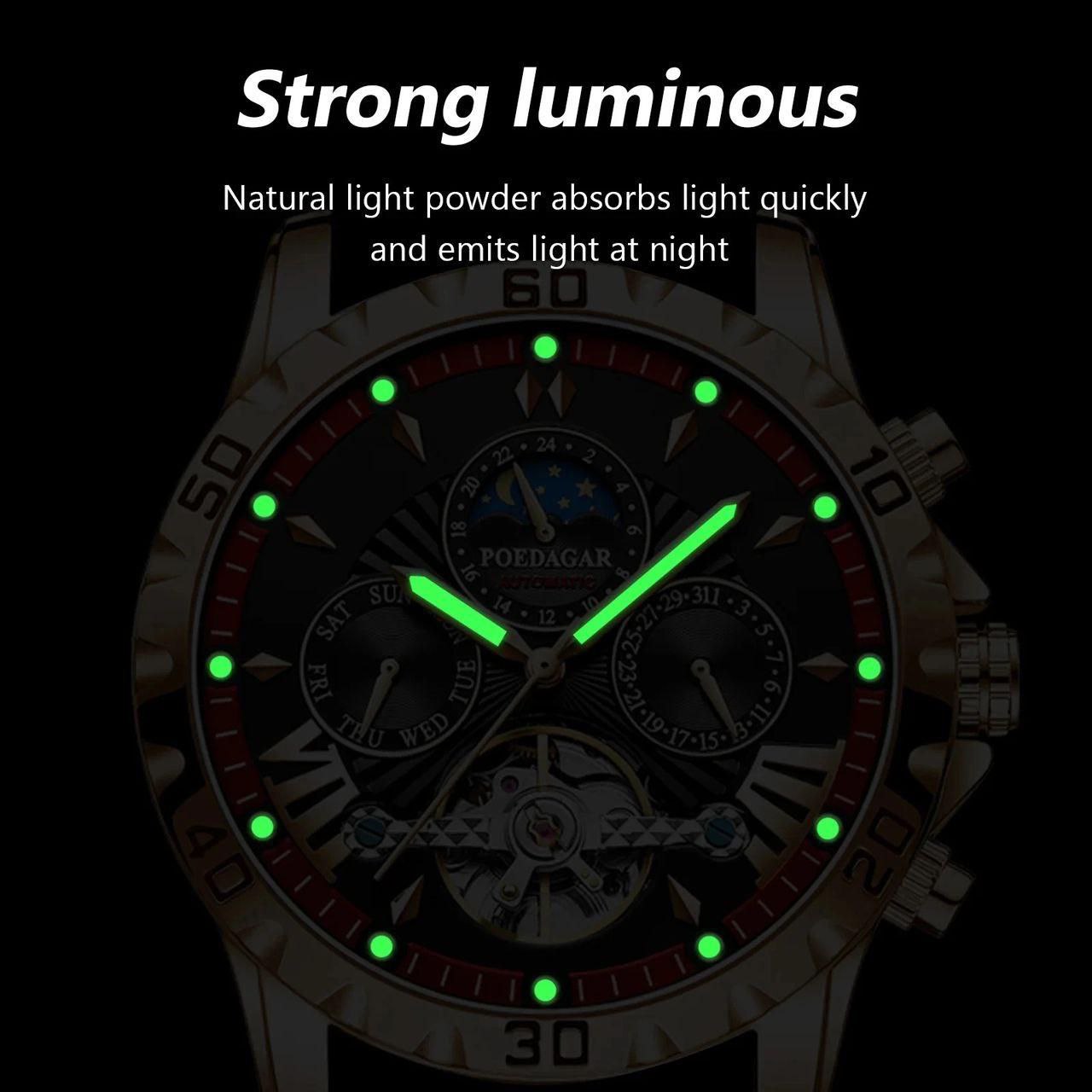 POEDAGAR 1410 AUTOMATIC WATCH.