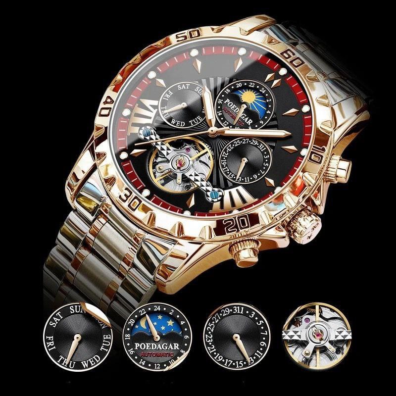 POEDAGAR 1410 AUTOMATIC WATCH.
