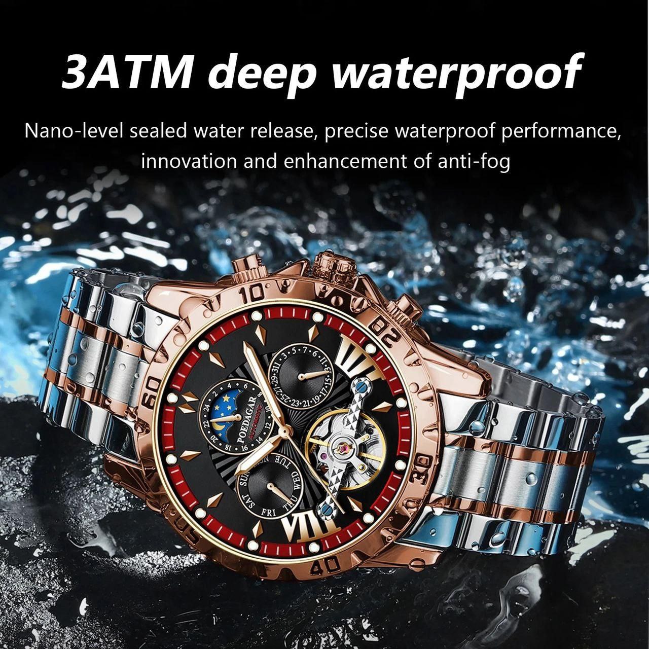 POEDAGAR 1410 AUTOMATIC WATCH.