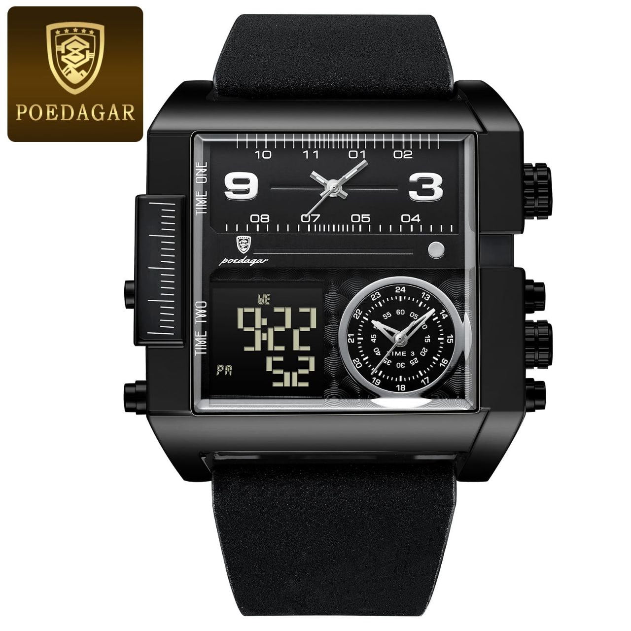 POEDAGAR 997 DUAL TIME WATCH