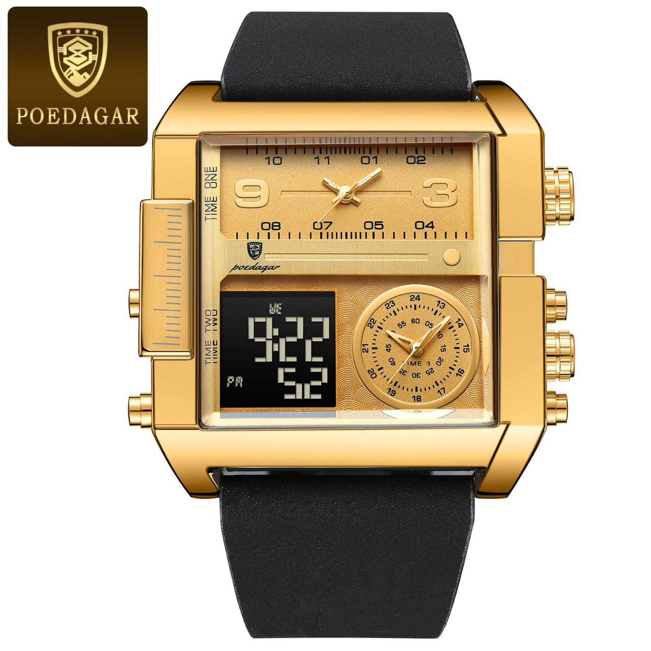 POEDAGAR 997 DUAL TIME WATCH