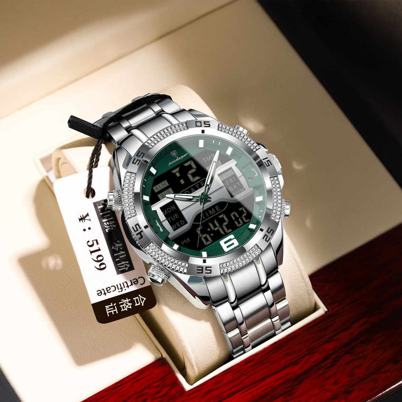 POEDAGAR 103E MULTIFUNCTIIONAL WATCH