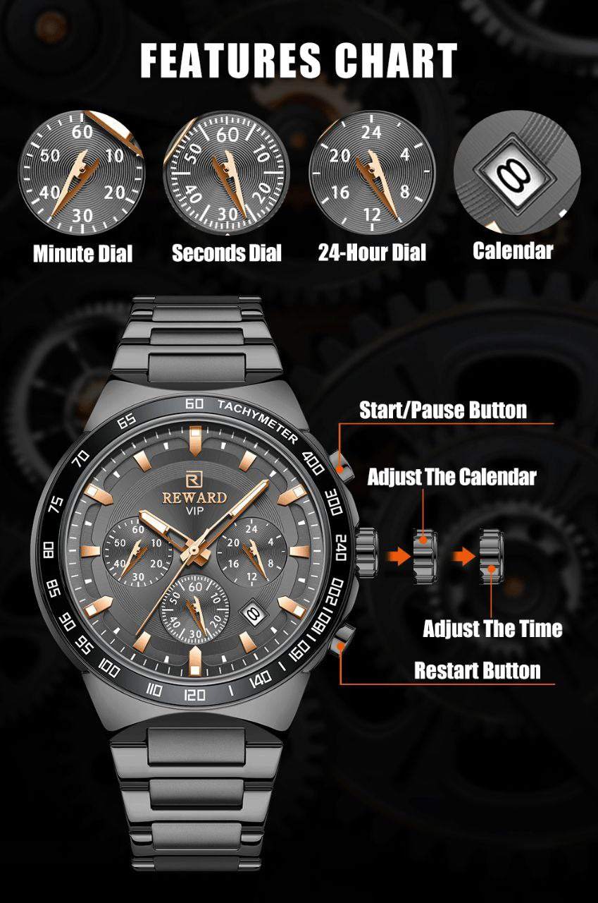 REWARD VIP CHRONOGRAPH WATCH