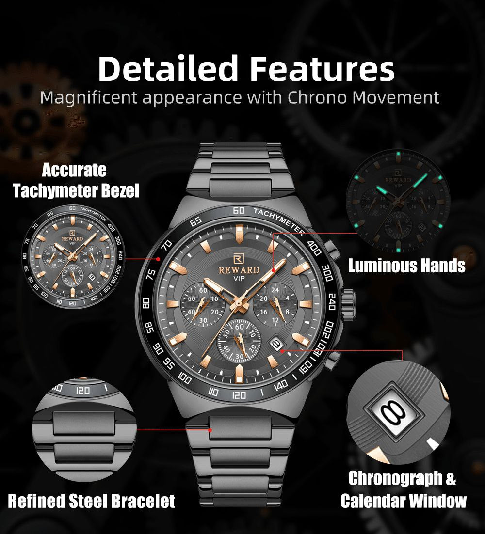 REWARD VIP CHRONOGRAPH WATCH