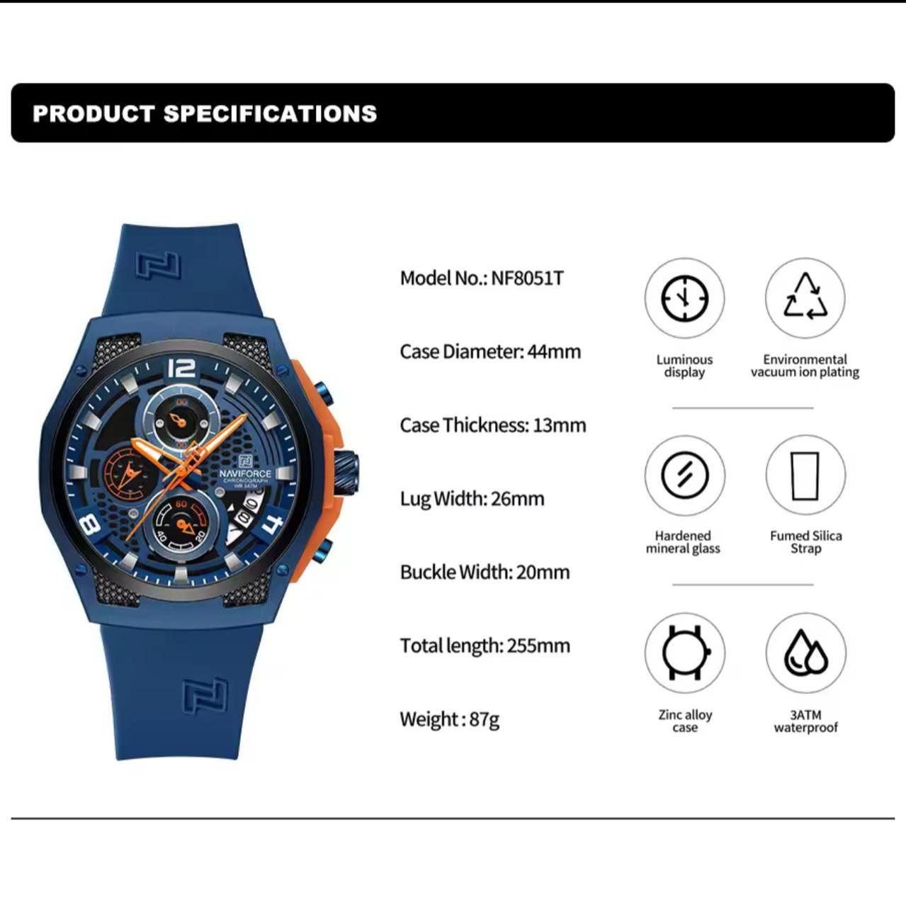 NAVIFORCE 8051T WATCHES