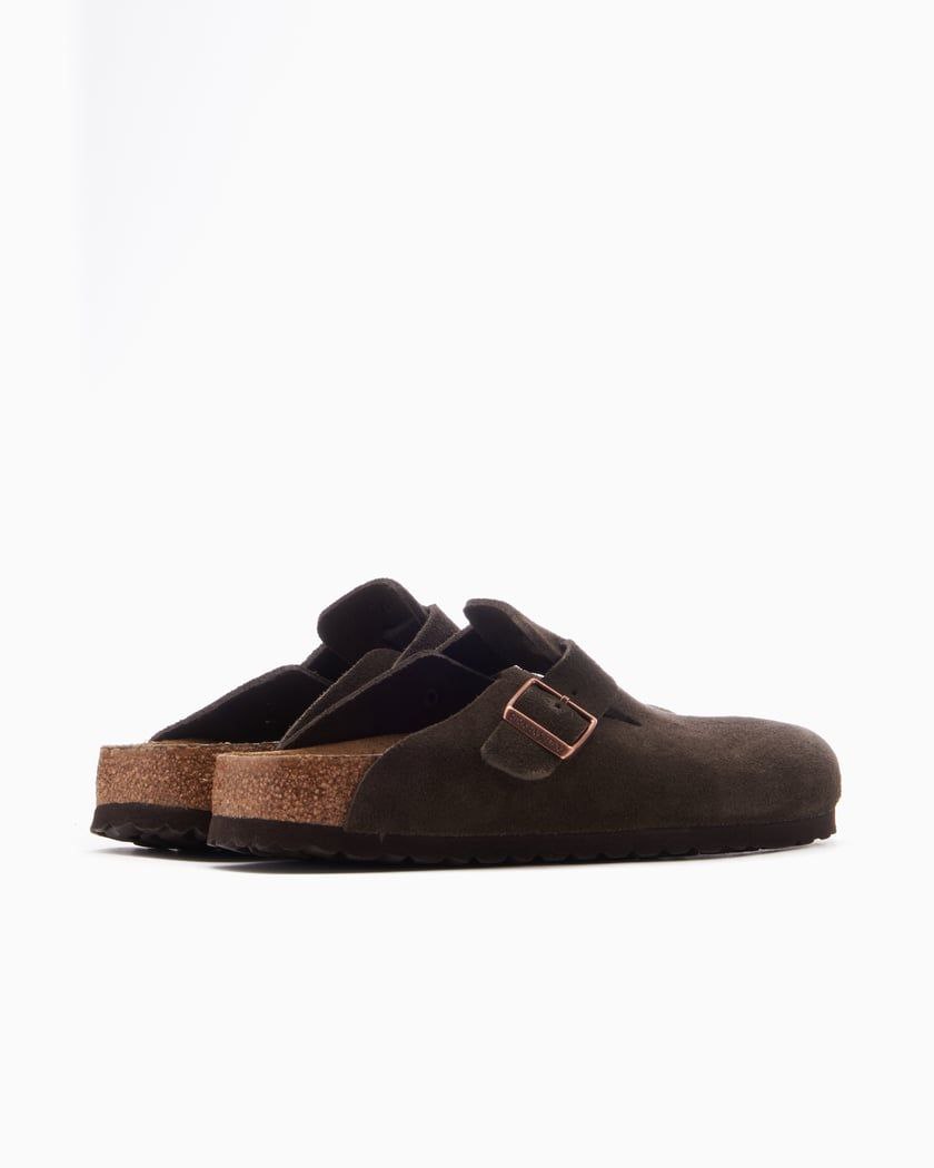 BUCKLE SUEDE CLASSIC CLOG MULES