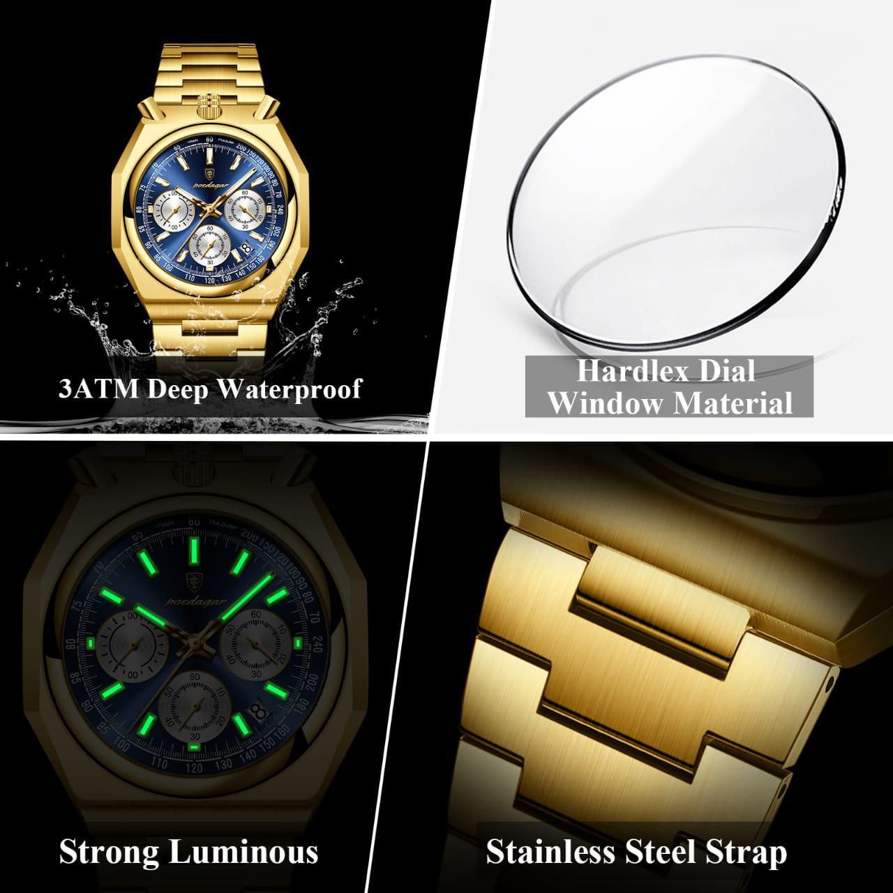 POEDAGAR DONOVAL CHRONOGRAPH WATCH