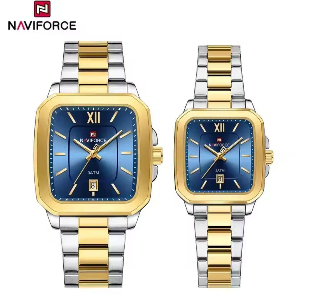 NAVIFORCE NF 9239 COUPLE WATCH