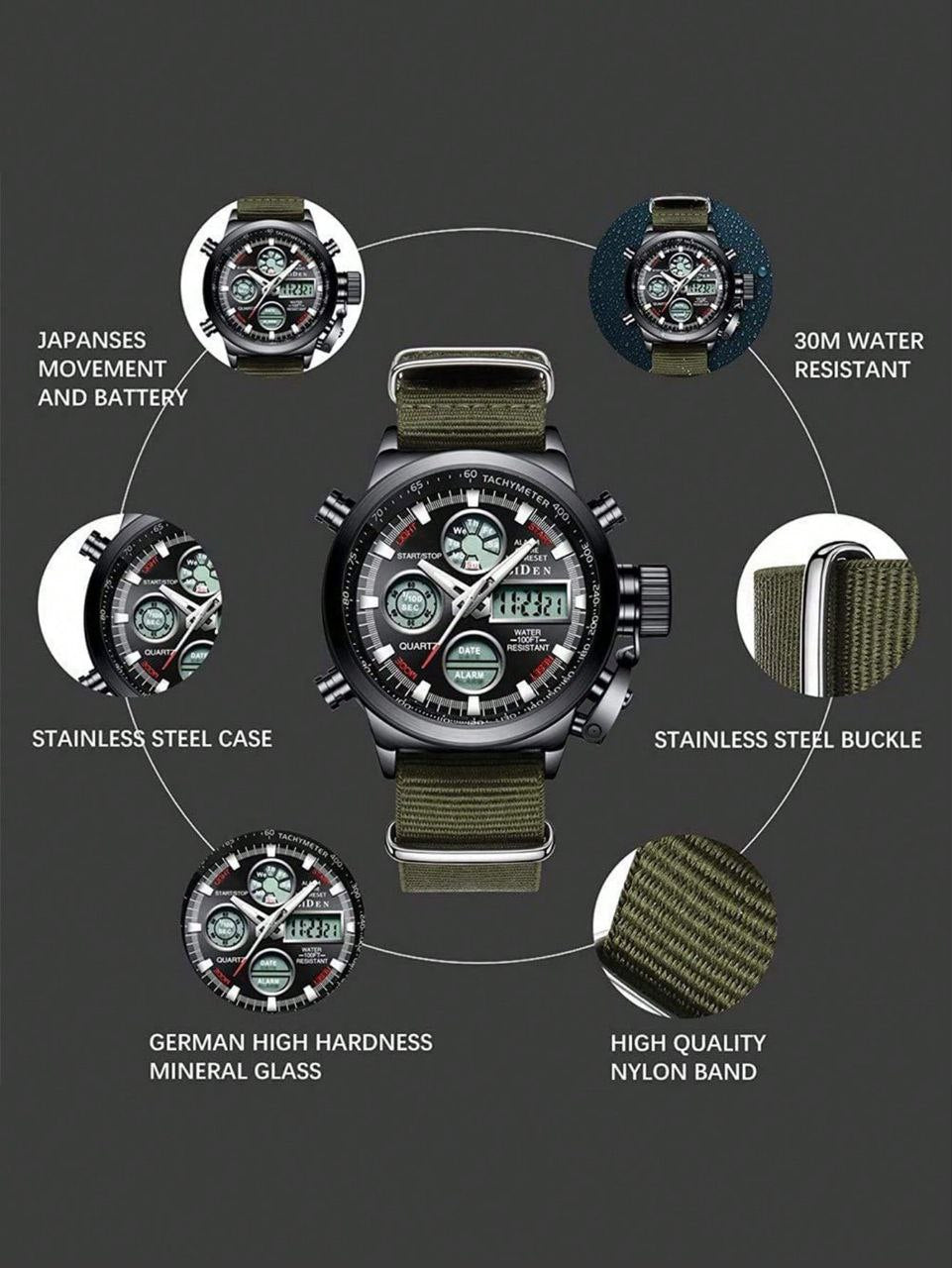 BIDEN MULTIFUNCTIONAL WATCH