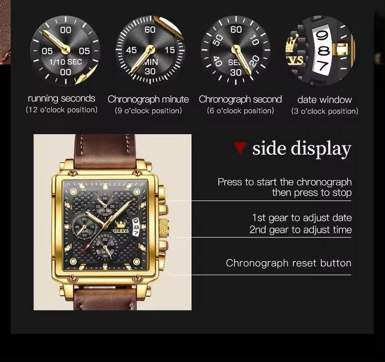 OLEVS CHRONOMETRE WATCHES