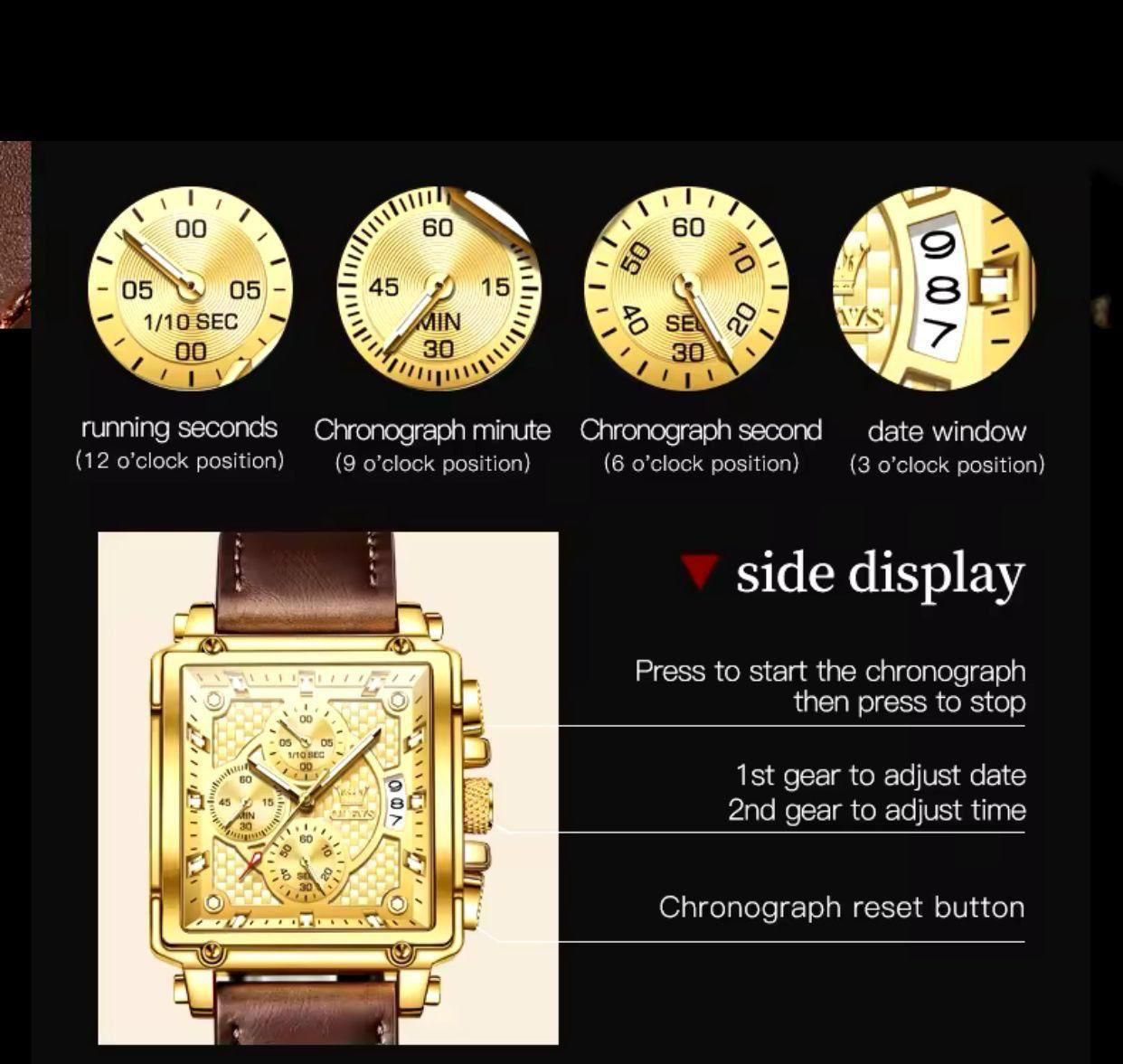 OLEVS CHRONOMETRE WATCHES
