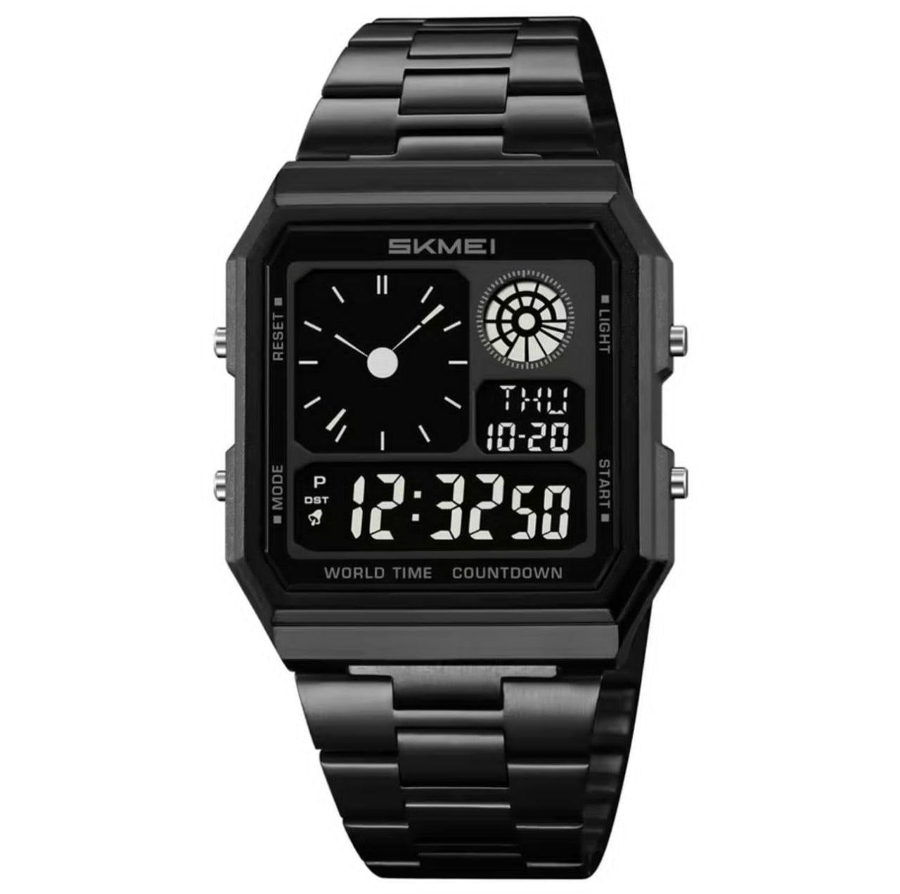 SKMEI VINTAGE DUAL TIME WATCH