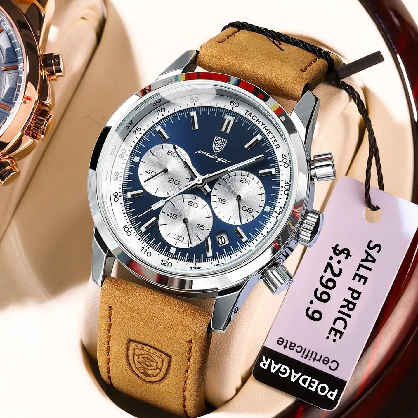 POEDAGAR ARISTOCRAT CHRONOGRAPH WATCH.