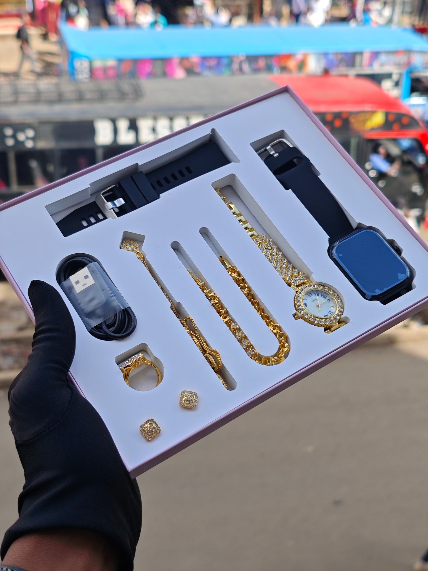 A59 8 IN 1 SMARTWATCH SET