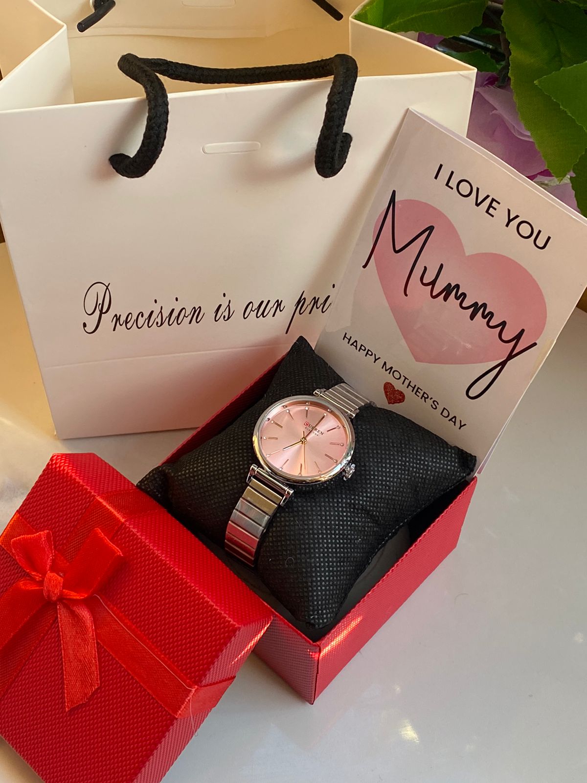 I LOVE YOU MUMMY GIFT SETS[CURREN WATCHES]