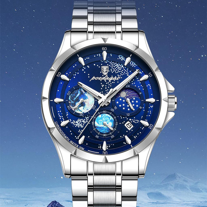 POEDAGAR SPATIAL DESIGN CHRONOGRAPH WATCH – POP COLLECTION 254