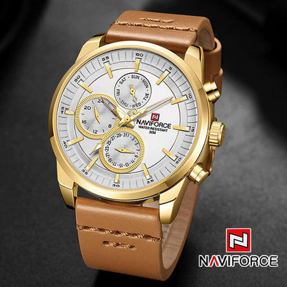 NAVIFORCE LEATHER CHRONOGRAPH WATCH NF 9148