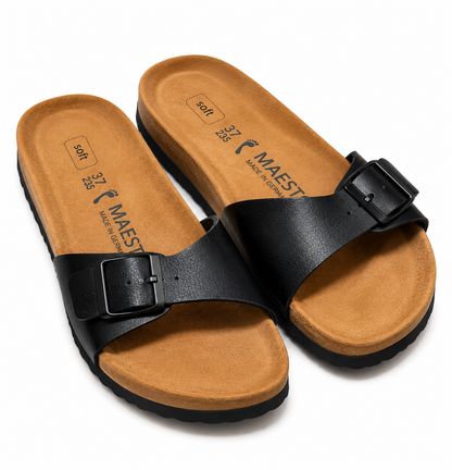 SINGLE BUCKLE SANDALS