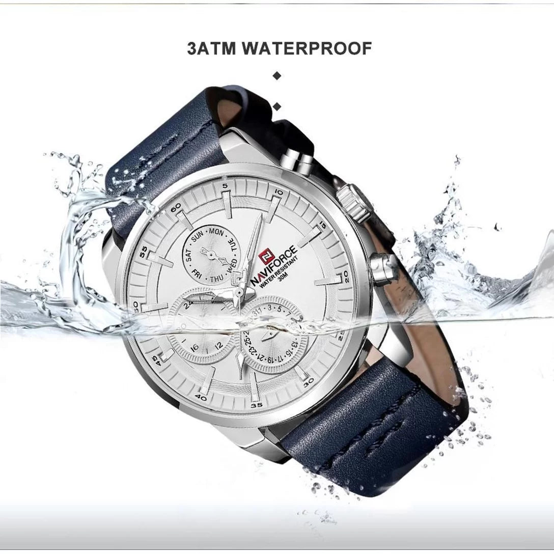NAVIFORCE LEATHER CHRONOGRAPH WATCH NF 9148