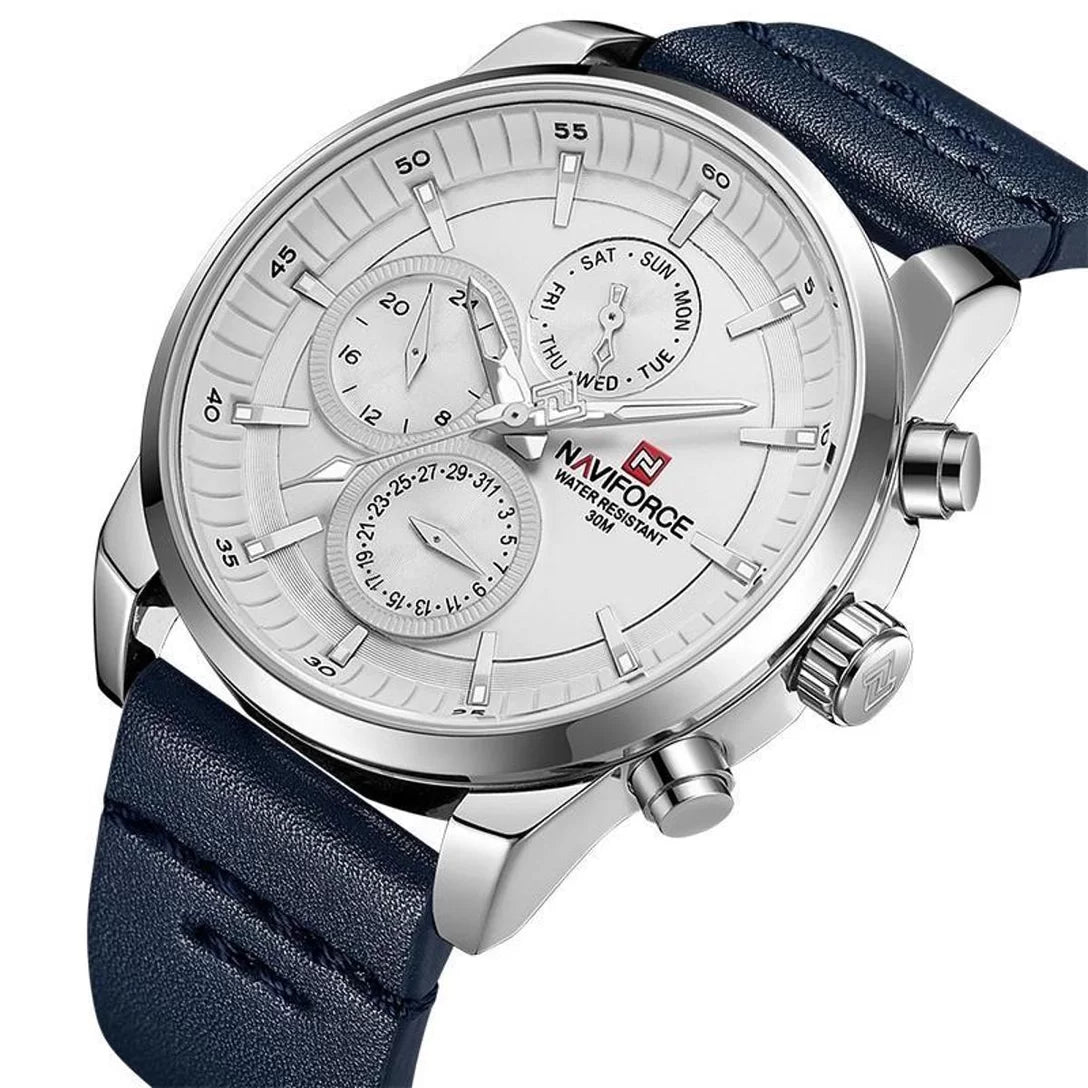 NAVIFORCE LEATHER CHRONOGRAPH WATCH NF 9148