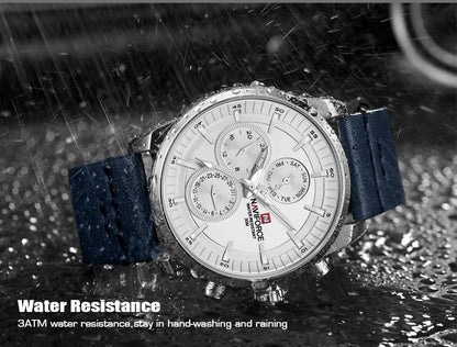 NAVIFORCE LEATHER CHRONOGRAPH WATCH NF 9148