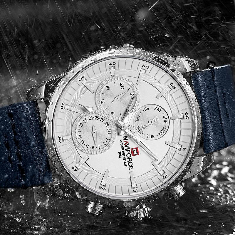 NAVIFORCE LEATHER CHRONOGRAPH WATCH NF 9148