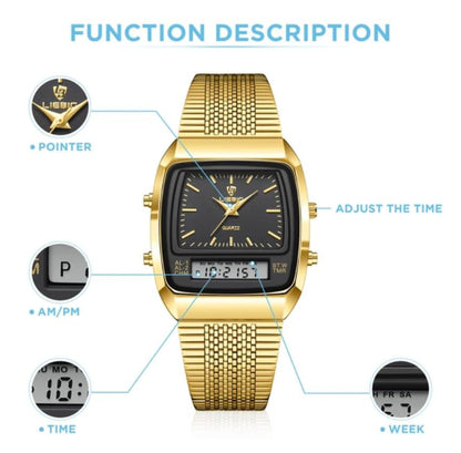 LIEBEG DUAL TIME WATCH