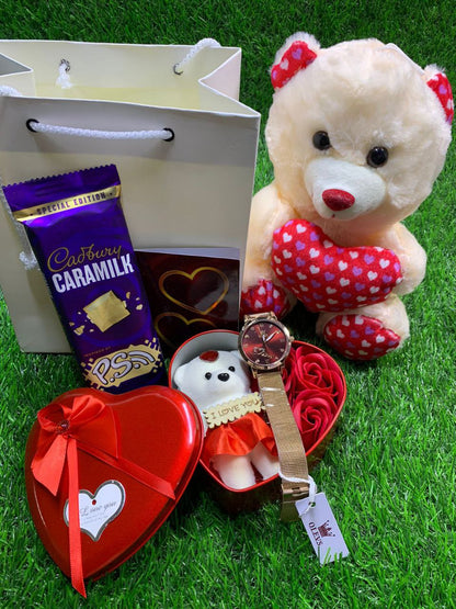 TEDDY BEAR GIFT SET[7 IN 1 SET]