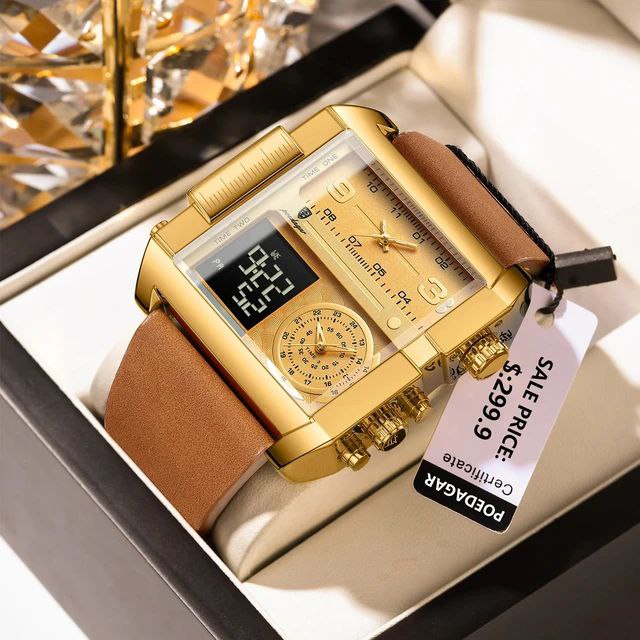 POEDAGAR 997 DUAL TIME WATCH